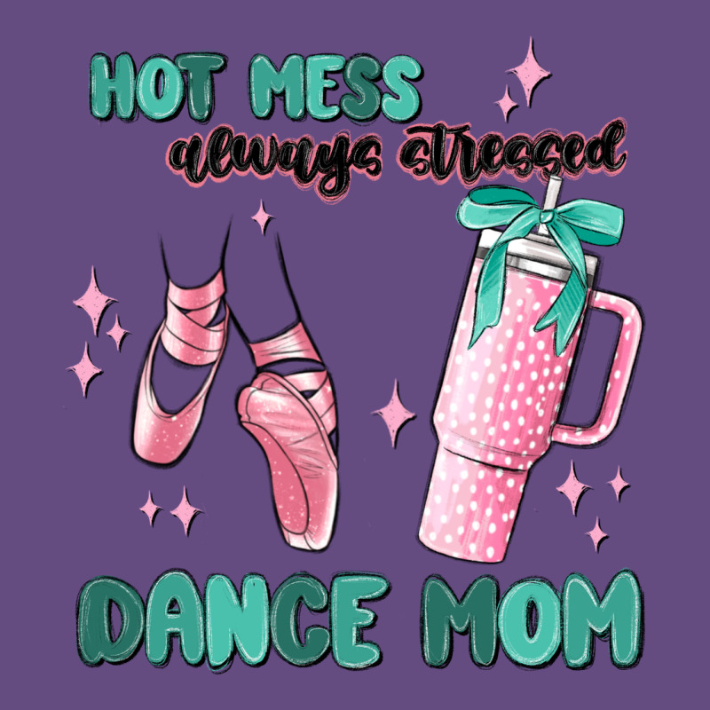 Mess Always Stressed Dance Mom Vintage Hoodie by MaliasSmallBusiness | Teevron