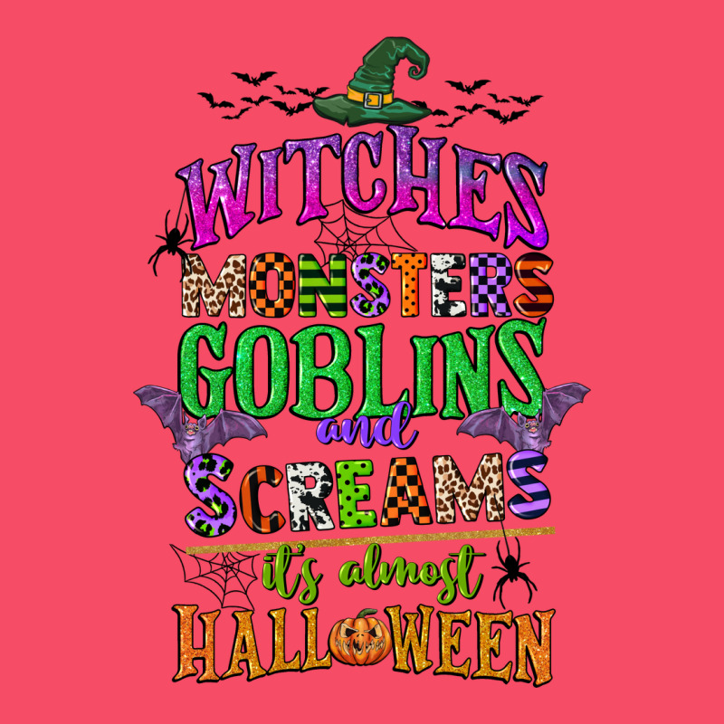 Witches Monsters Goblins And Screams Its Almost Halloween Premium Sweatshirt by CowGirlArtShop | Teevron
