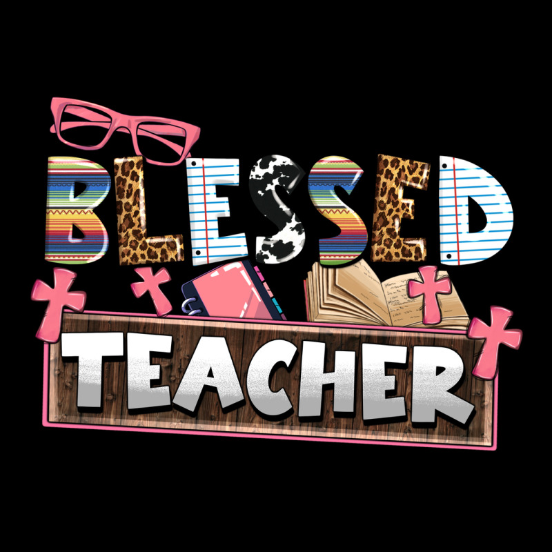 Blessed Teacher Ladies Tee by AdoDesignShop | Teevron