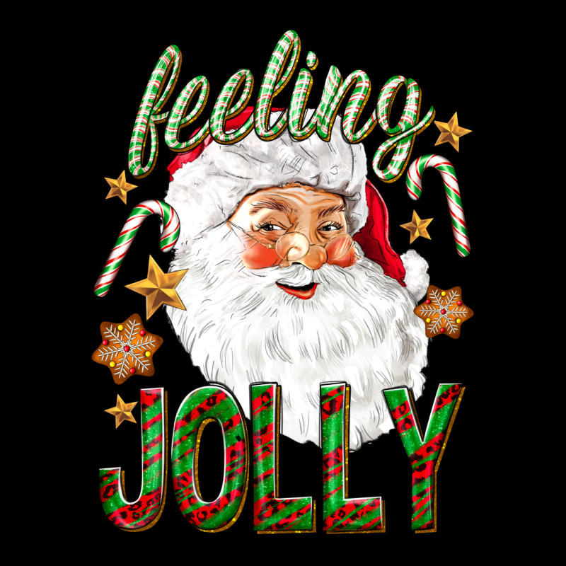 Feeling Jolly With Santa Long Sleeve Tee by NancyCooperArtShop | Teevron