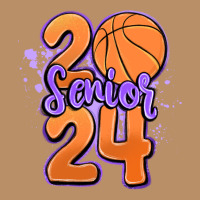 Senior 2024 Basketball Vintage Hoodie | Teevron