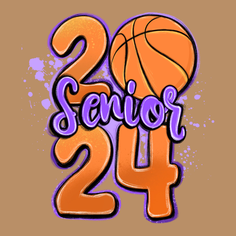 Senior 2024 Basketball Vintage Hoodie by MaliasSmallBusiness | Teevron