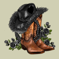 Black Cowgirl  And Roses Heavy Core Tee | Teevron