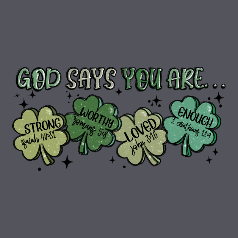 God Says I Am Patrick's Day Vintage Hoodie by MaliasSmallBusiness | Teevron