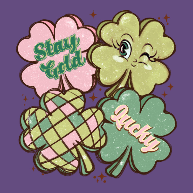 St Patricks Day Clover Vintage Hoodie by MaliasSmallBusiness | Teevron