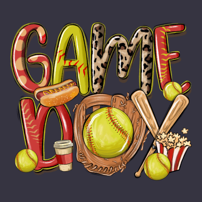 Game Day Softball Vintage Hoodie by MaliasSmallBusiness | Teevron