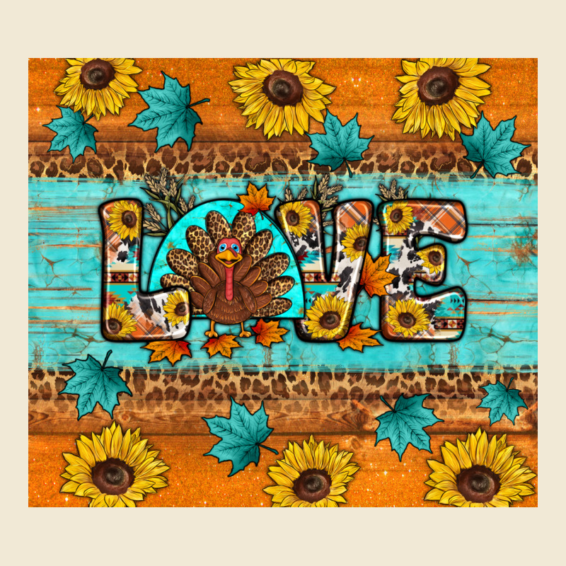 Sunflower Leopard Thanksgiving Love Premium Tee by Artiststas | Teevron
