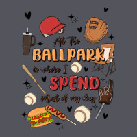 At The Ballpark Is Where I Spend Most Of My Day Vintage Hoodie | Teevron