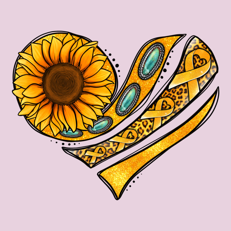 Childhood Cancer Awareness Heart Classic Tee by NancyCooperArtShop | Teevron
