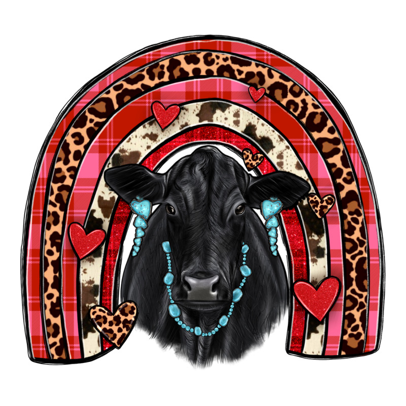 Valentines Black Angus  Rainbow Premium Tee by JahusDesignShop | Teevron