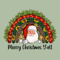 Merry Christmas Y'all Santa Rainbow Urban Heavy Tee | Teevron