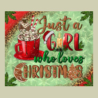 Just A Girl Who Loves Christmas Mousepad Heavy Core Tee | Teevron