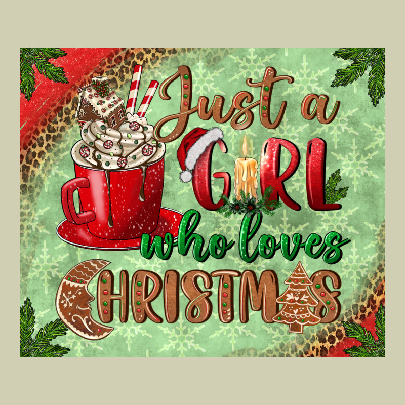 Just A Girl Who Loves Christmas Mousepad Heavy Core Tee by BundleAndBundleShop | Teevron