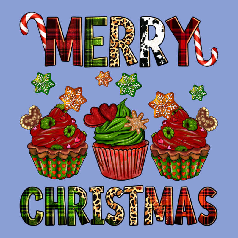 Merry Christmas Cupcakes Long Sleeve Tee by NancyCooperArtShop | Teevron