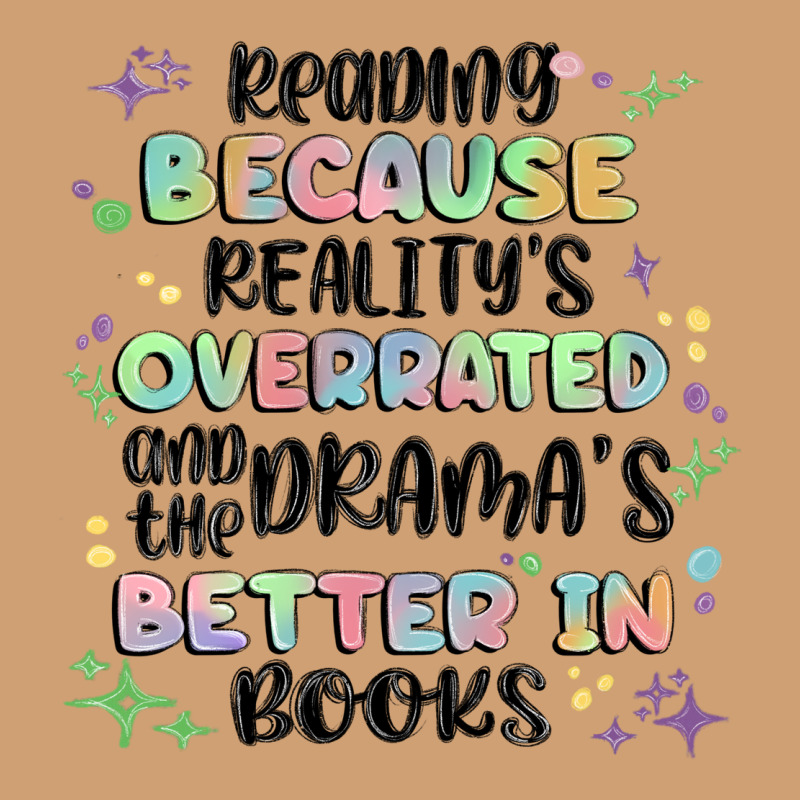 Reading Because Realitys Overrated Vintage Tee by MaliasSmallBusiness | Teevron
