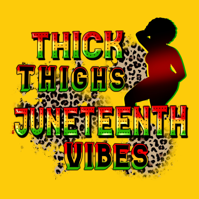 Thick Thighs Juneteenth Vibes Cowgirl Premium Hoodie by CowGirlArtShop | Teevron