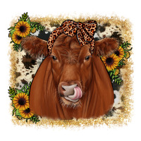 red angus cowhide sunflower | Teevron