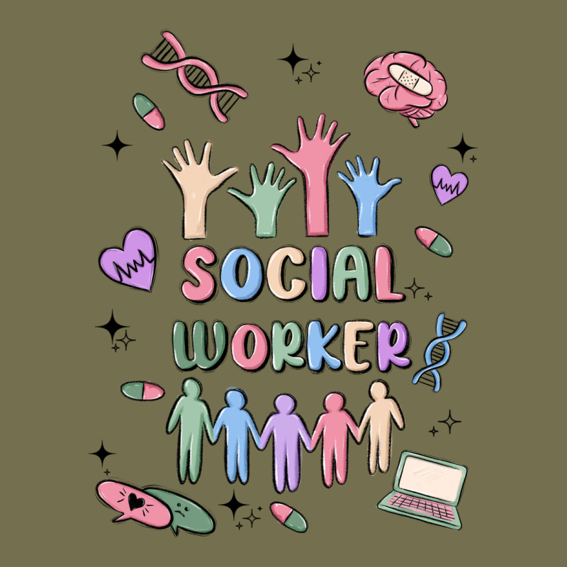 Social Worker Vintage Hoodie by MaliasSmallBusiness | Teevron