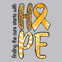 Finding The Cure Starts With Hope Childhood Cancer Classic Tee | Teevron