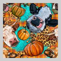 Autumn Cows Seamless Pattern Premium Tee | Teevron