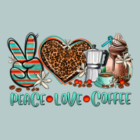 Peace Love Coffee Heavy Core Tee | Teevron