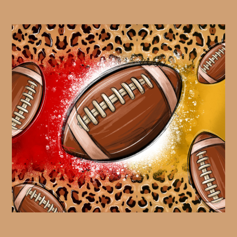 Team Color Red And Gold Football Vintage Tee by MaliasSmallBusiness | Teevron