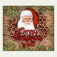 Santa Merry Christmas Y'all Urban Heavy Tee | Teevron