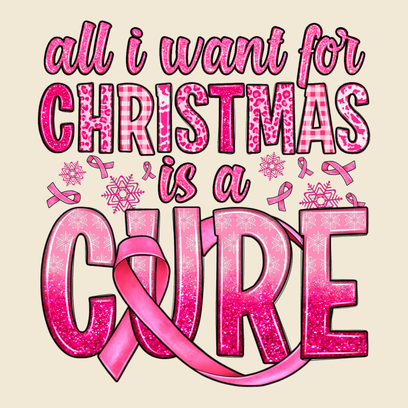 All I Want For Christmas Is A Cure Ladies Tee by JahusDesignShop | Teevron
