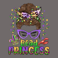 Bead Princess Messy Bun Mardi Gras Urban Heavy Tee | Teevron