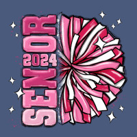 Senior 2024 Pink Cheer Vintage Hoodie | Teevron