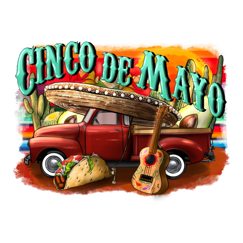 Cinco De Mayo Truck Heavyweight Hoodie by CowGirlArtShop | Teevron