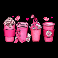 Breast Cancer Coffee Cups Ladies Tee | Teevron