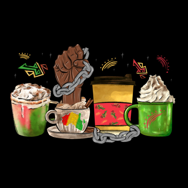 Juneteenth Coffee Cups Urban Heavy Tee by MaliasSmallBusiness | Teevron