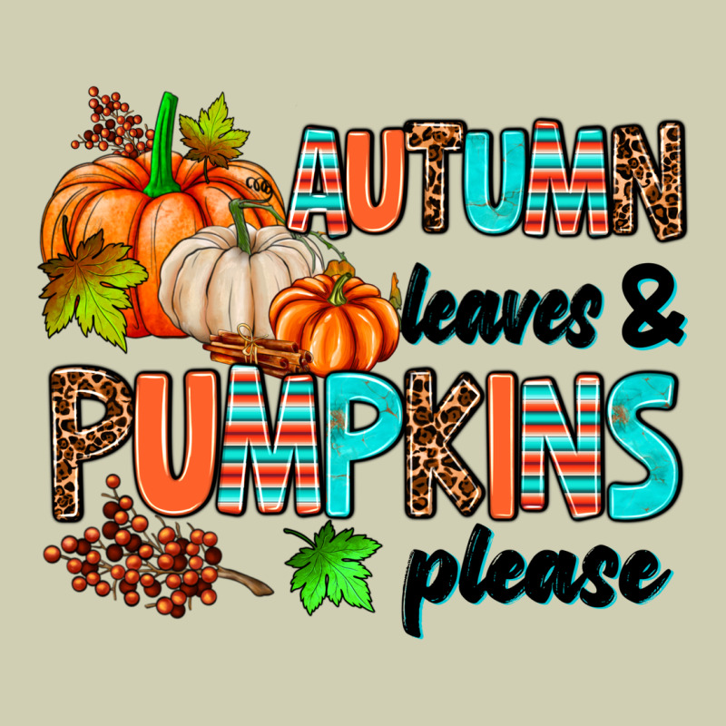 Autumn Leaves Pumpkin Please Heavy Core Tee by AdoDesignShop | Teevron