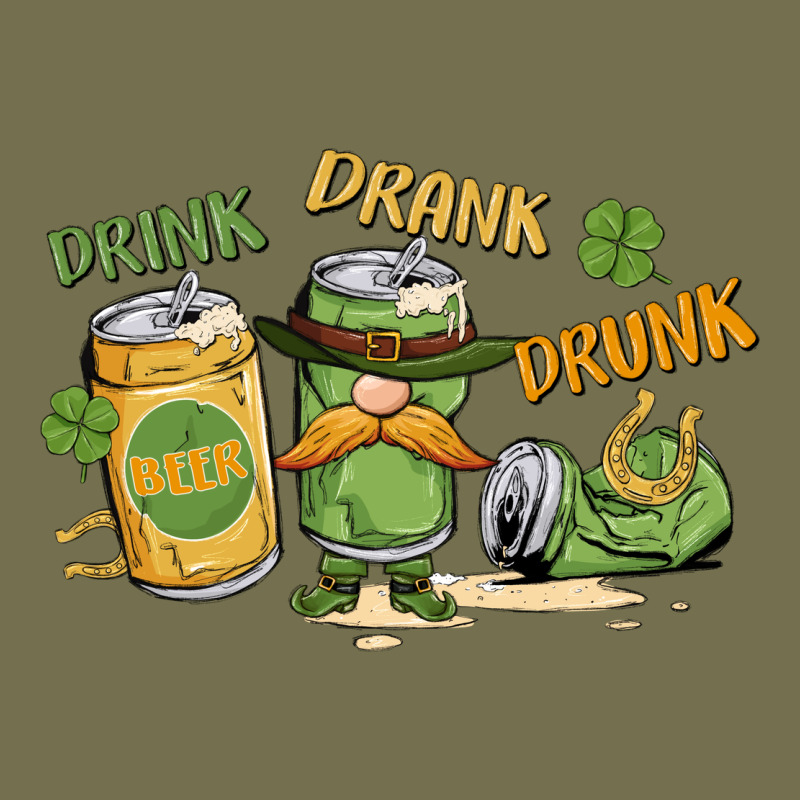 Deink Drank Drunk St. Patrick's Day Vintage Hoodie by MaliasSmallBusiness | Teevron