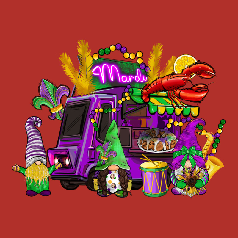 Mardi Gras Gnome Truck Premium Hoodie by CowGirlArtShop | Teevron