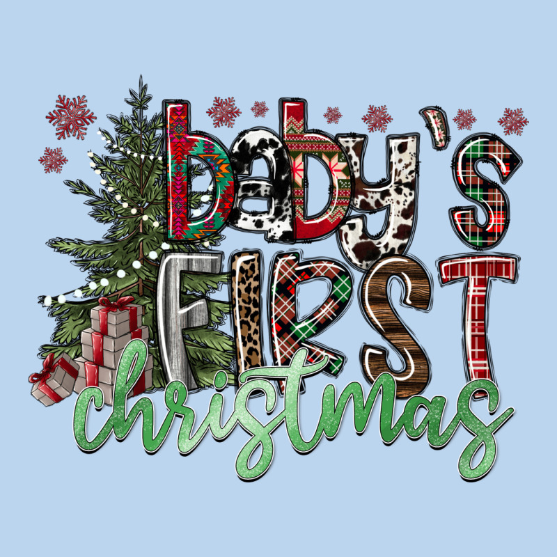 Baby's First Christmas Classic Tee by CowhideDigitalArt | Teevron