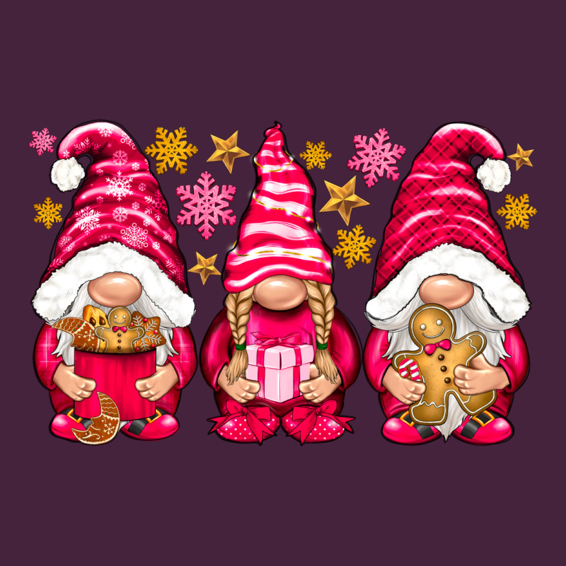 Pink Christmas Gnomes Long Sleeve Tee by NancyCooperArtShop | Teevron