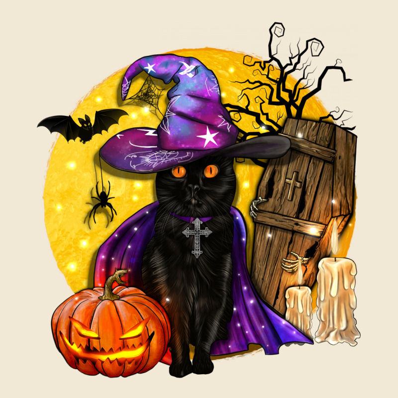 Black Witch Cat Coffin And Moon Premium Tee by BundleAndBundleShop | Teevron