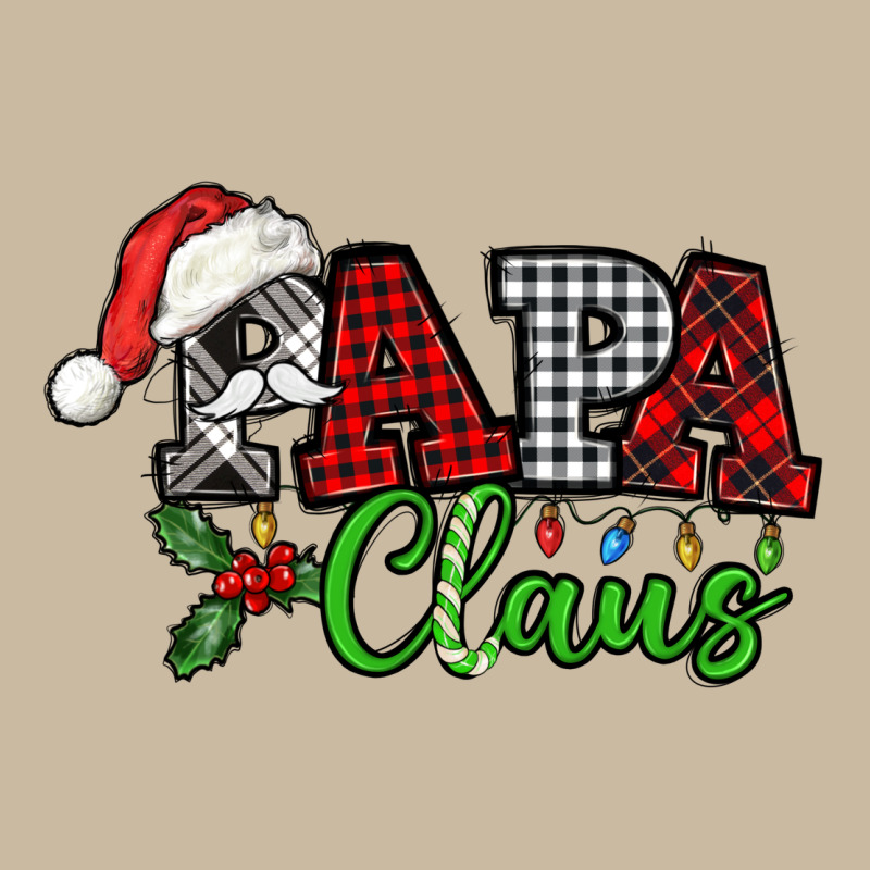 Papa Claus With Christmas Lights And Mistletoe Long Sleeve Tee by NancyCooperArtShop | Teevron