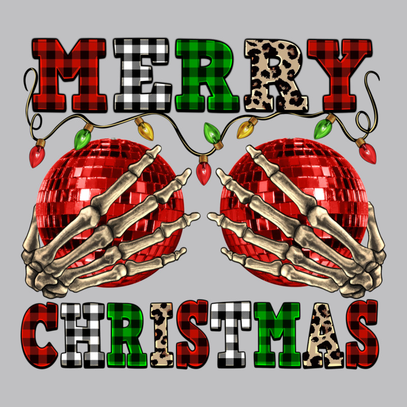 Merry Christmas Skeleton Hands Boobs Long Sleeve Tee by NancyCooperArtShop | Teevron