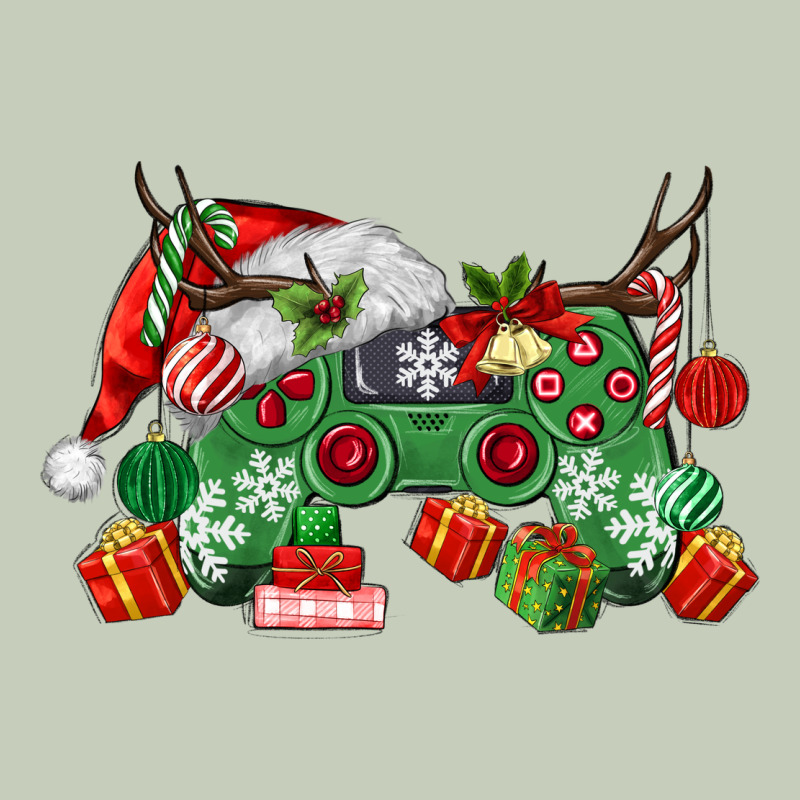 Christmas Game Controller Long Sleeve Tee by MaliasSmallBusiness | Teevron