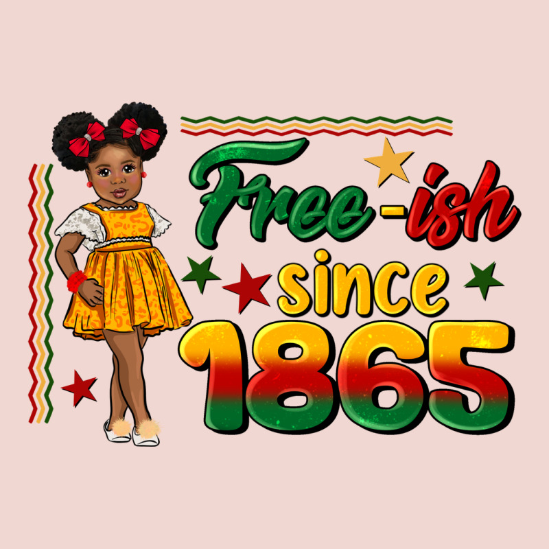 Free Ish Since 1865 Black Girl Peekaboo Juneteenth Premium Sweatshirt by CowGirlArtShop | Teevron