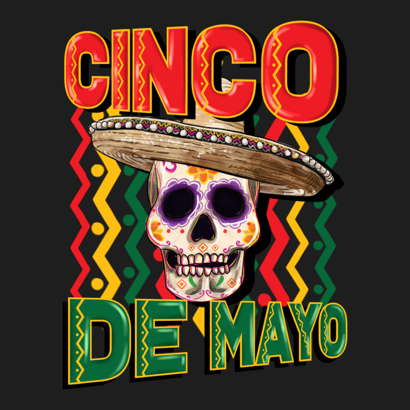 Cinco De Mayo With Skull Heavyweight Hoodie by CowGirlArtShop | Teevron
