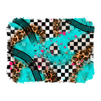 Race Day Turquoise Background Premium Tee | Teevron