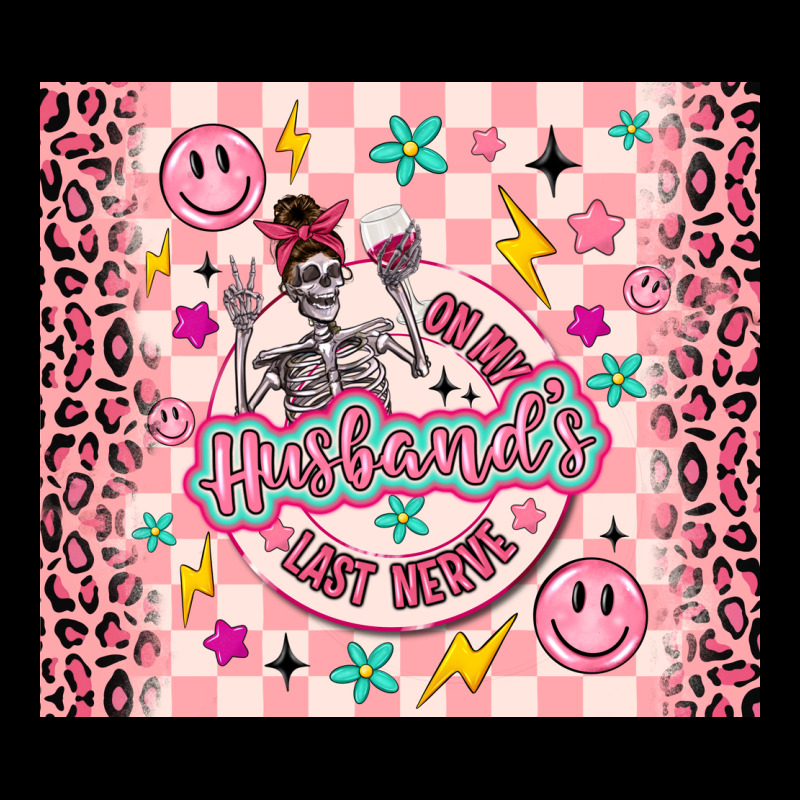 On My Husbunds Last Nerve Pink Long Sleeve Tee by MaliasSmallBusiness | Teevron