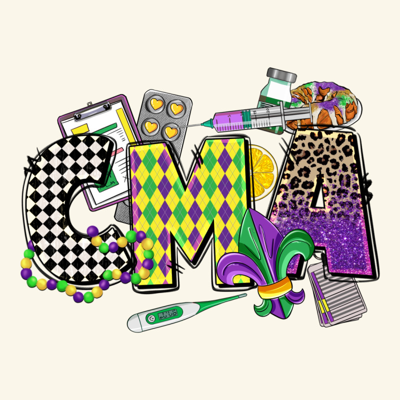 Cma Mardi Gras Certified Medical Assistant Premium Hoodie by CowGirlArtShop | Teevron