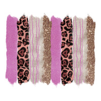 pink glitter leopard brushstroke background | Teevron