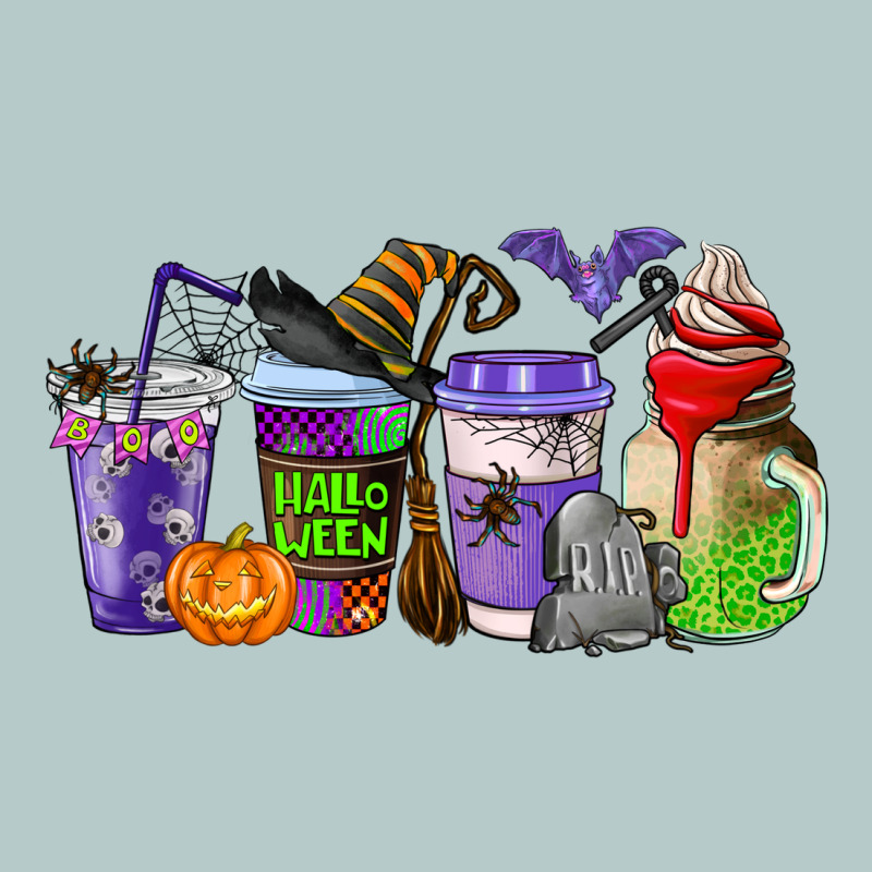 Halloween Coffee Cups Heavy Core Tee by AdoDesignShop | Teevron