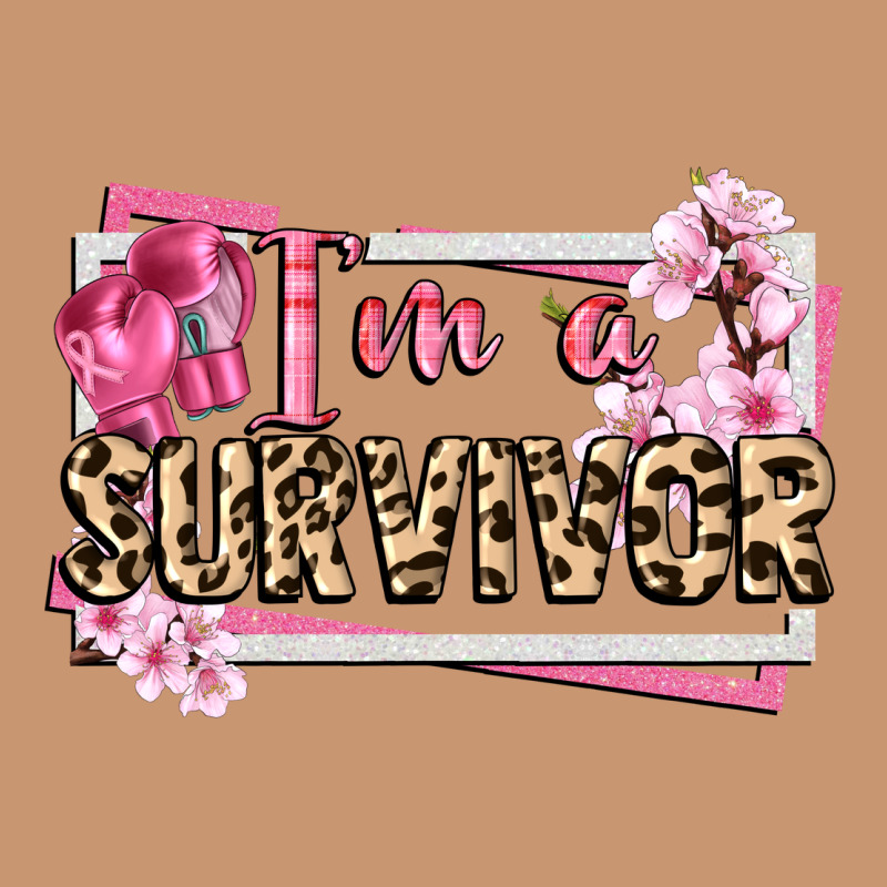 Im A Survivor Cancer Awareness Heavyweight Hoodie by CowGirlArtShop | Teevron